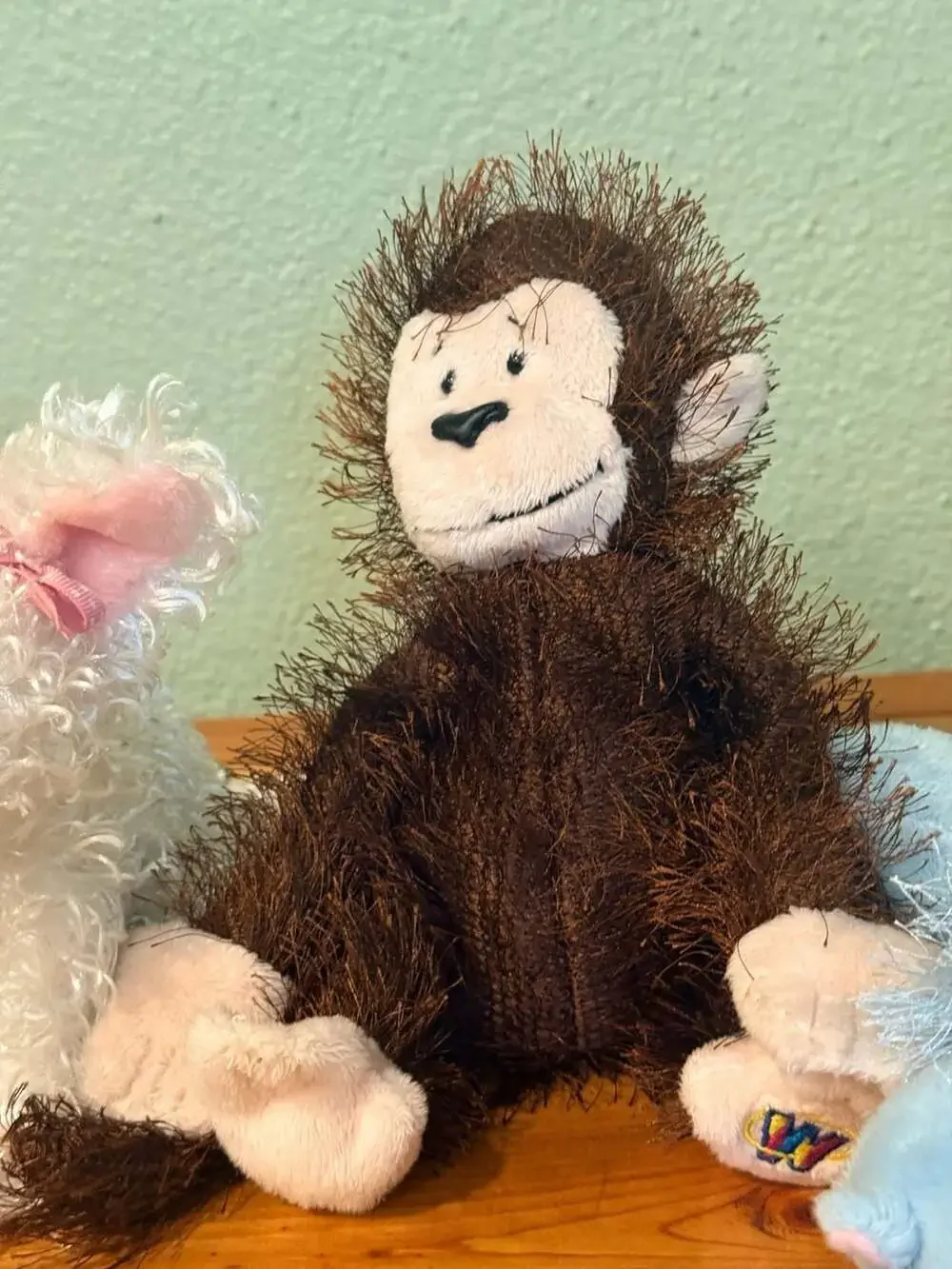 Webkinz Lot of 3 Plush Toys: Westie Dog, Monkey, and Hippo